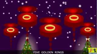 Nursery Rhymes  12 Days Of Christmas  Animated Christmas Songs amp Lyrics By ZippyToons TV [upl. by Leasi887]