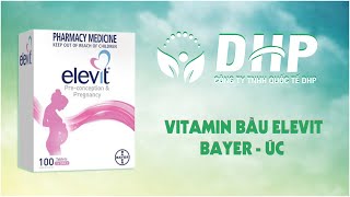 REVIEW vitamin bầu ELEVIT PRE CONCEPTION PREGNANCY của ÚC [upl. by Pevzner]