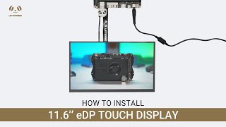 How to install the 116 inch eDP touch display for LattePanda single board computer [upl. by Inman]