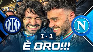 💛 È ORO INTER 11 NAPOLI  LIVE REACTION NAPOLETANI A SAN SIRO HD [upl. by Damiani]