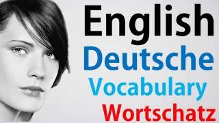 Video50 DeutschEnglisch Wortschatz Übersetzung German English Einstufungstest Englischhilfen [upl. by Gnim]