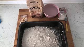 RECETA PAN DE ESPELTA 100 INTEGRAL [upl. by Ahsoet]