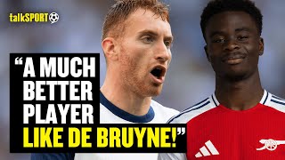 quotKulusevski Is A MUCH Better Player Than Sakaquot 😱 Tottenham Fan BOLDLY Likens Him To De Bruyne 🤯 [upl. by Lyon]