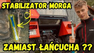 Stabilizator jest lepszy od łańcucha  Montuje stabilizatory MORGA🥇z amortyzacja do ursusa c360 [upl. by Zebulon]