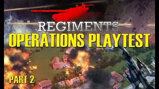 BREAKING THE NEUSTADT LINE  Regiments Operations Playtest Gameplay Part 2 of 4 [upl. by Warde368]