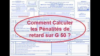 Comment Calculer Les Pénalités sur G 50  Vidéo 271 [upl. by Erida]