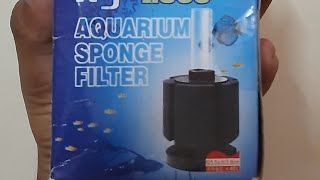 Unboxing of xy2835 aquarium sponge filter [upl. by Orman664]