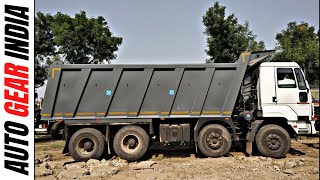 Ashok Leyland U 3123 Tipper  12 Tyre  PriceDetails  Hindi  Auto Gear India [upl. by Kosey807]