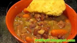 Bean Soup  Northern and Pinto Bean Soup [upl. by Torrin]