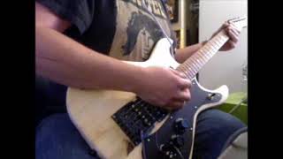 2017 Home Built Mosrite Copy  B 52s  Lava Play Along [upl. by Eleirbag856]