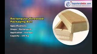 Wooden Gift Box amp Yellow Pine Wood Lumber Manufacturer in Hyderabad  Esteem Pallet And Packaging [upl. by Hewe]