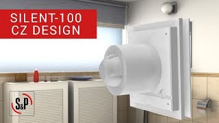 How to install a bathroom extractor fan Silent100 CZ Design [upl. by Cutler]