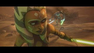 Star Wars The Clone Wars  Ahsoka Tano vs General Grievous 1080p [upl. by Rockel317]