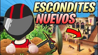 Fortnite  55 Nuevos Escondites Temporada 5 Capitulo 2 [upl. by Analim159]