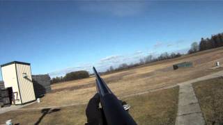 Shooting skeet Beretta AL 391 Urika 12 gauge at the Hamilton Angling and Hunting Association [upl. by Doe]