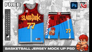 HOW TO MAKE JERSEY MOCKUP FROM SCRATCH FREE JERSEY MOCKUP PSD [upl. by Fabyola]