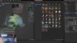 Creating 3D Characters in Blender LIVE STREAM [upl. by Vidal400]