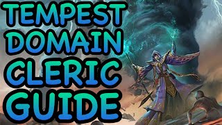 DampD5E TEMPEST DOMAIN CLERIC GUIDE [upl. by Athalie]