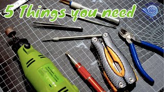 5 things you need to disassemble a any diecast model [upl. by Us]