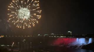 Niagara Falls  Fireworks [upl. by Ecneralc]