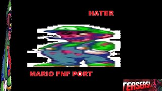 Mario FNF Port  Hater V2 Chart [upl. by Jo397]