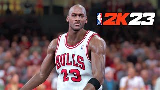 NBA 2K23 Classics 1996 SONICS vs BULLS  Concept Gameplay Graphics  MY WISH LIST on description [upl. by Altheta]