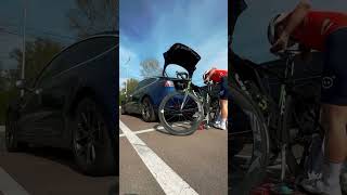 Transporting you bike in the car We’ve got you covered bikecommuting cycling [upl. by Glenna]