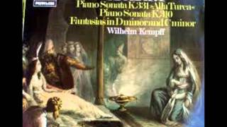 Mozart Piano Sonata K331 Wilhelm Kempff [upl. by Minne366]