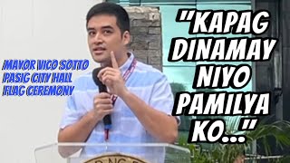 MAYOR VICO MAY BABALA SA MGA NANDADAMAY NG KANYANG PAMILYA  PASIG CITY [upl. by Aluin]