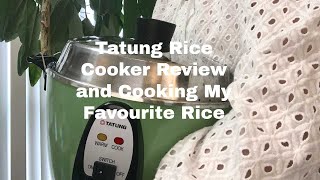 Tatung Rice Cooker Steamer Review and Cooking My Favourite Rice Part 2 [upl. by Dlorah301]