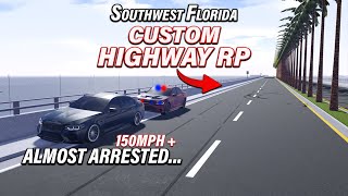 CAUGHT STREET RACING SWFL CUSTOM HIGHWAY RP  ROBLOX  Southwest Florida [upl. by Sandon]