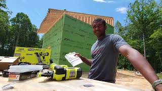 Ryobi 30 degree Framing nailer open box [upl. by Aynotan]