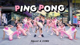 KPOP IN PUBLIC CHALLENGE HyunAampDAWN  PING PONG Dance Cover by DAZZLING from Taiwan [upl. by Lucic663]