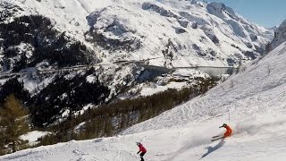 TIGNES  PISTE MYTHIQUE DE LA SACHE [upl. by Willamina]