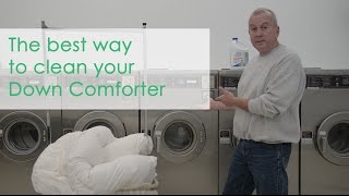 The best way clean your Down Comforter [upl. by Nortal]