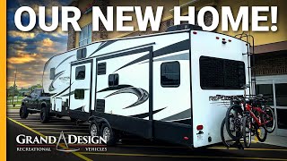 Moving into our BRAND NEW RV 😍 2021 Grand Design Reflection 31MB  S2E2 [upl. by Natfa17]