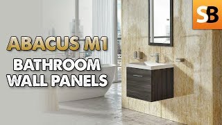 Abacus M1 PVC Waterproof Bathroom Wall Panels [upl. by Suckow]