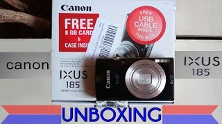 Canon IXUS 185 digital cameraunboxing [upl. by Aya937]