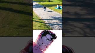 Dog saves child from being getting kidnapped shorts superman starman wholesome memes [upl. by Amathiste229]