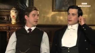 Dan Stevens and Rob JamesCollier Downton Abbey Interview [upl. by Liahus]