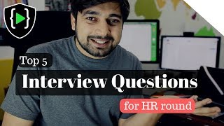 Top 5 interview questions for HR round [upl. by Clementis]