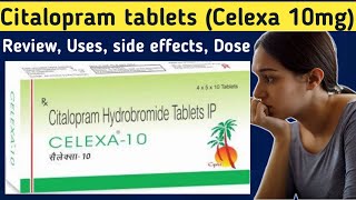 Citalopram 10 mg tablets  Celexa Review 10 mg  citalopram side effects uses dose pregnancy [upl. by Ettener]