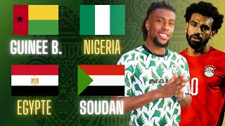 🔴🇪🇬🇸🇩 EGYPTE  SOUDAN LIVE  🇬🇼🇳🇬 GUINEE BISSAU  NIGERIA LIVE  LE DENOUEMENT CAN 2021  CAN 2022 [upl. by Ewan]