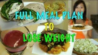 Full Meal Plan to Lose Weight Step by Step Recipes [upl. by Notxam]