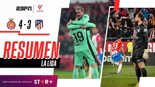 ¡2 ASISTENCIAS DE DE PAUL 3 GOLES DE MORATA Y DERROTA EN EL FINAL  Girona 43 At Madrid  RESUMEN [upl. by Nrublim]