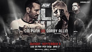 Cm Punk vs Darby Allin  All Out 2021 [upl. by Terrance]