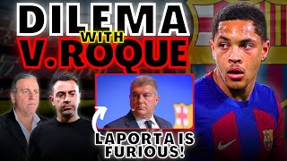 VITOR ROQUES FUTURE IN THE AIR amp LAPORTA IS FUMING [upl. by Horn]