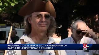 Lexington prepares for 250th anniversary of historic battle [upl. by Bowden244]