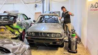 E30 V8 SWAP  PART 1 [upl. by Mlehliw]