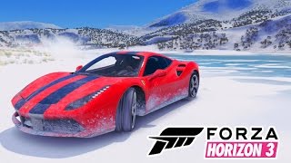 FORZA HORIZON 3  FERRARI na NEVE EXTREMA INCRÍVEL [upl. by Nomma340]